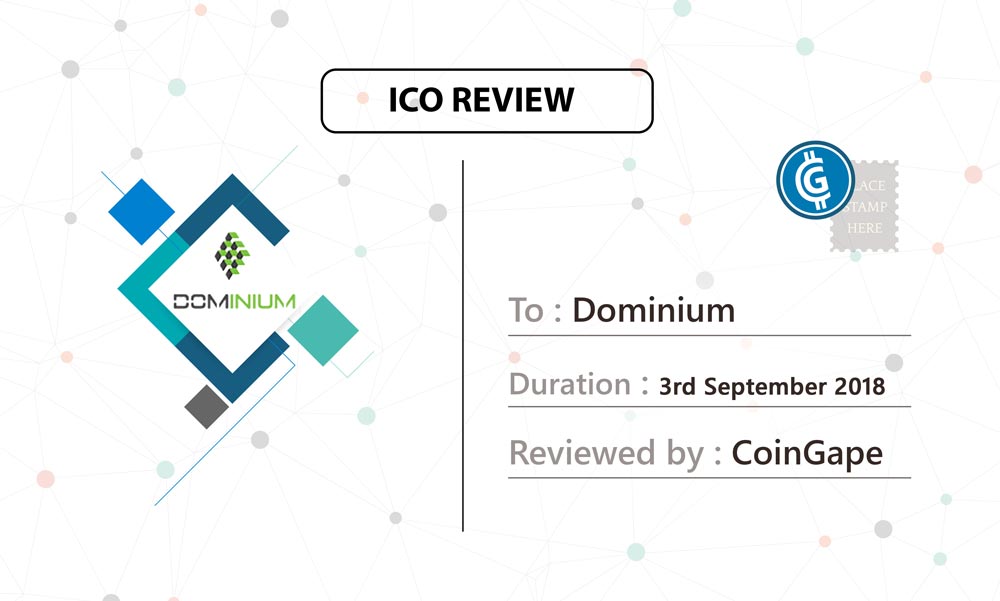 Dominium ICO Review and Full Analysis