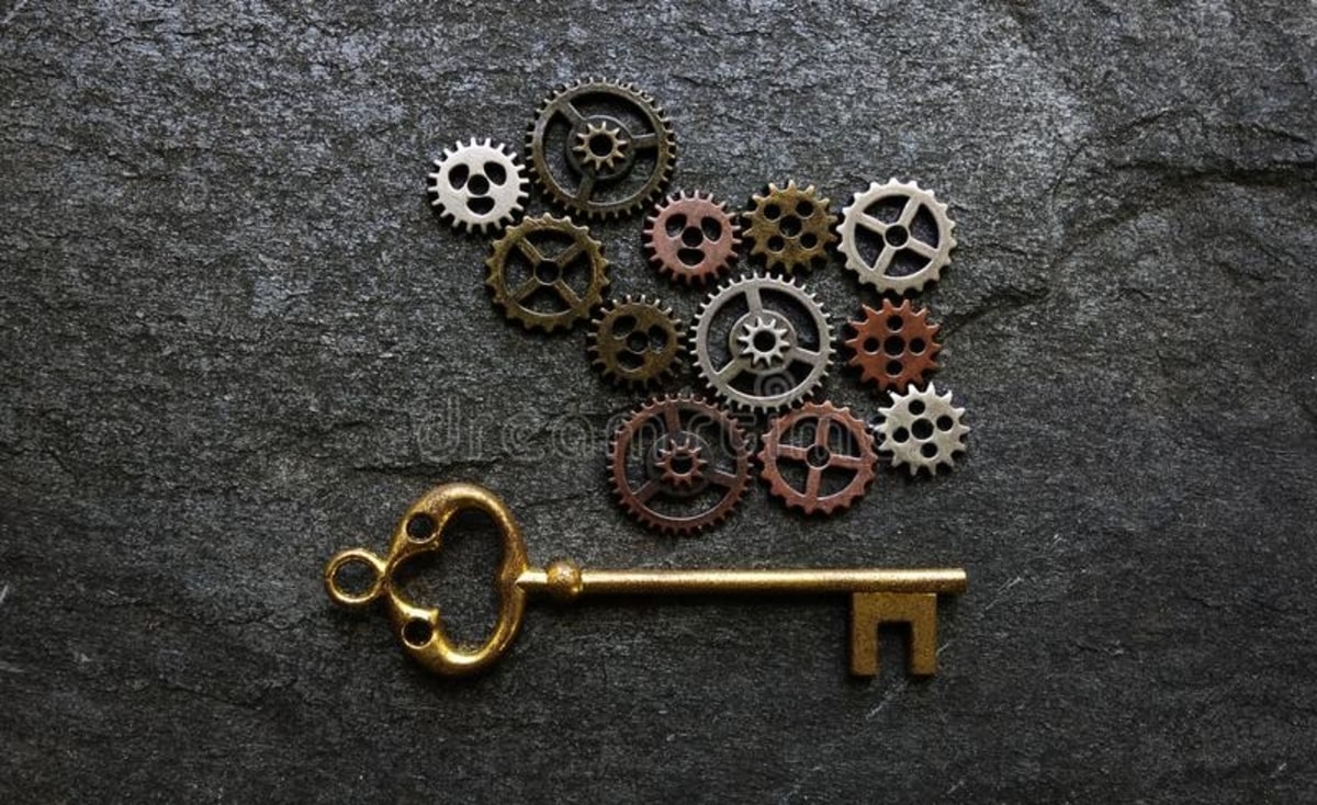 gears and keys image