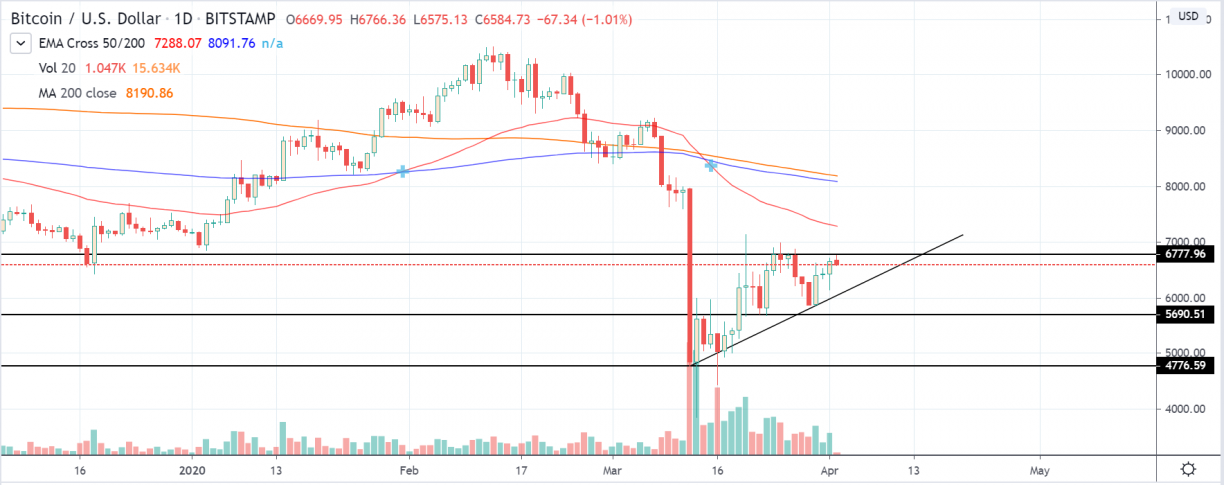 btcusd chart from a year
