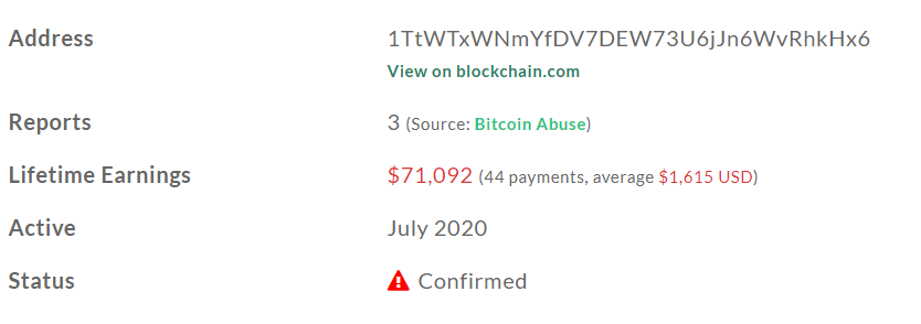 bitcoin malware scam