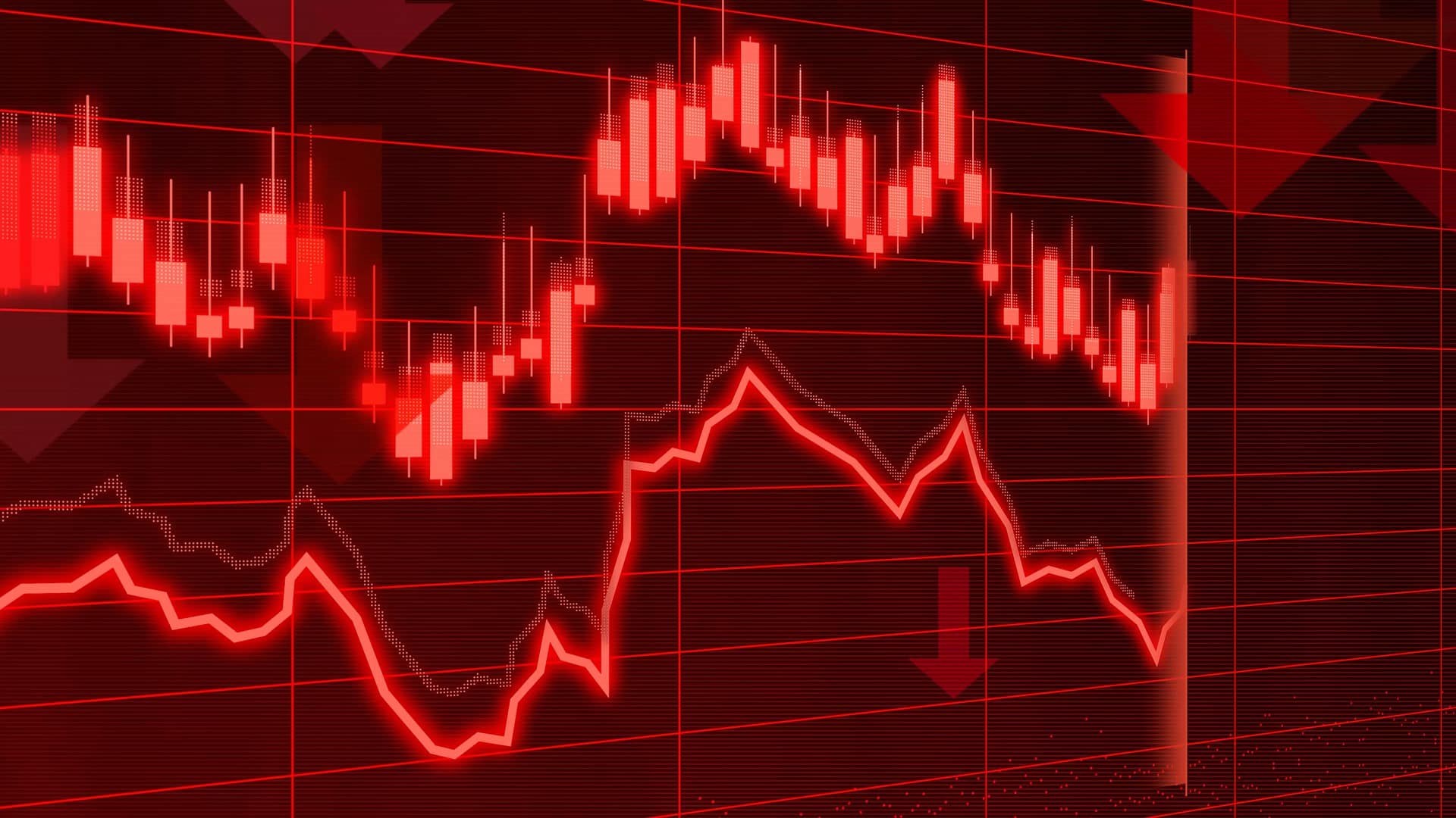 crypto market red