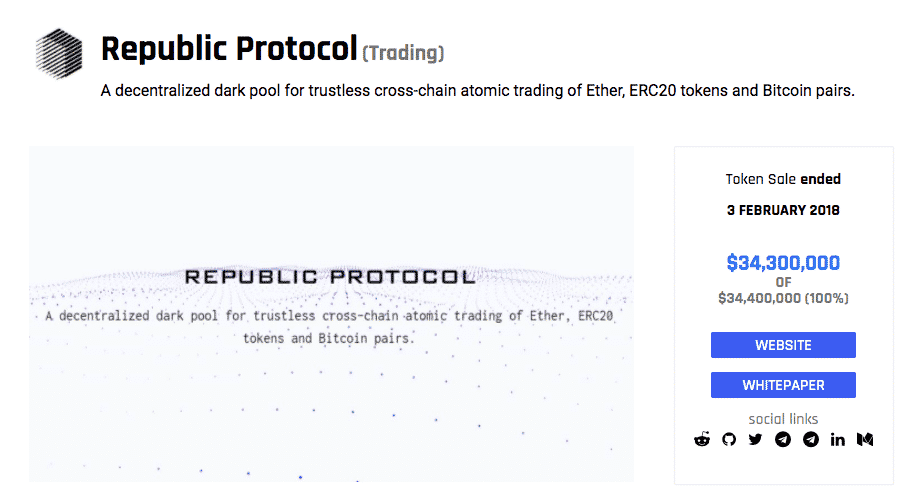 republic protocol ico