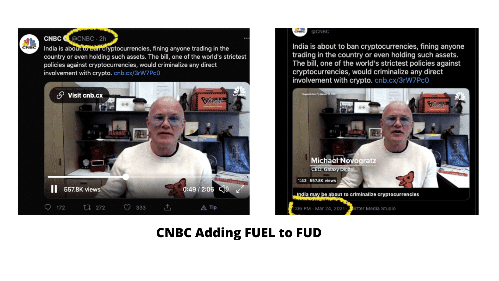 CNBC Crypto FUD