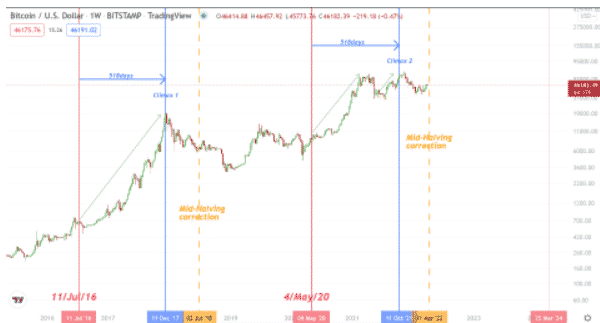  Bitcoin (BTC) Mid-Halving