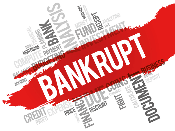 bankrupt