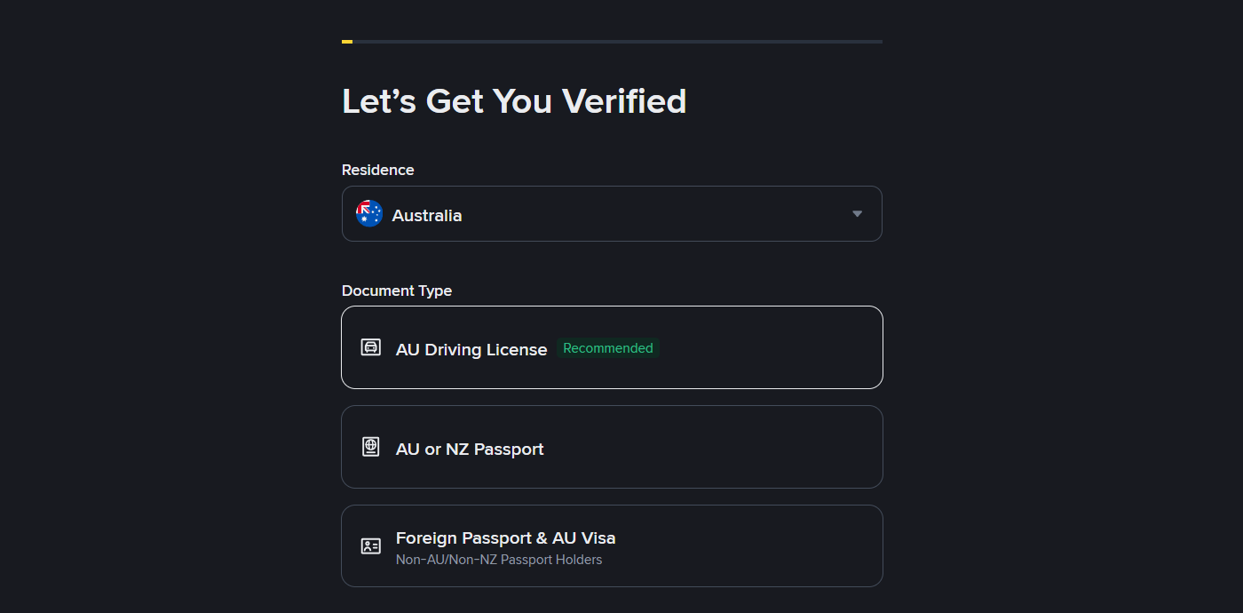 binance kyc verification