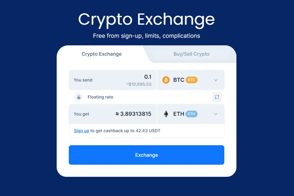 SimpleSwap interface for swapping