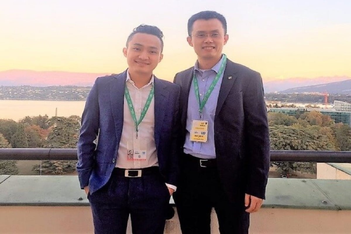 Justin Sun CZ binance