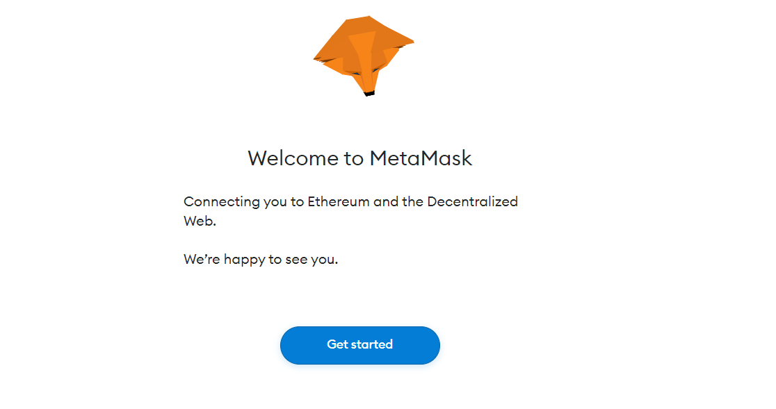 Getting started with metamask