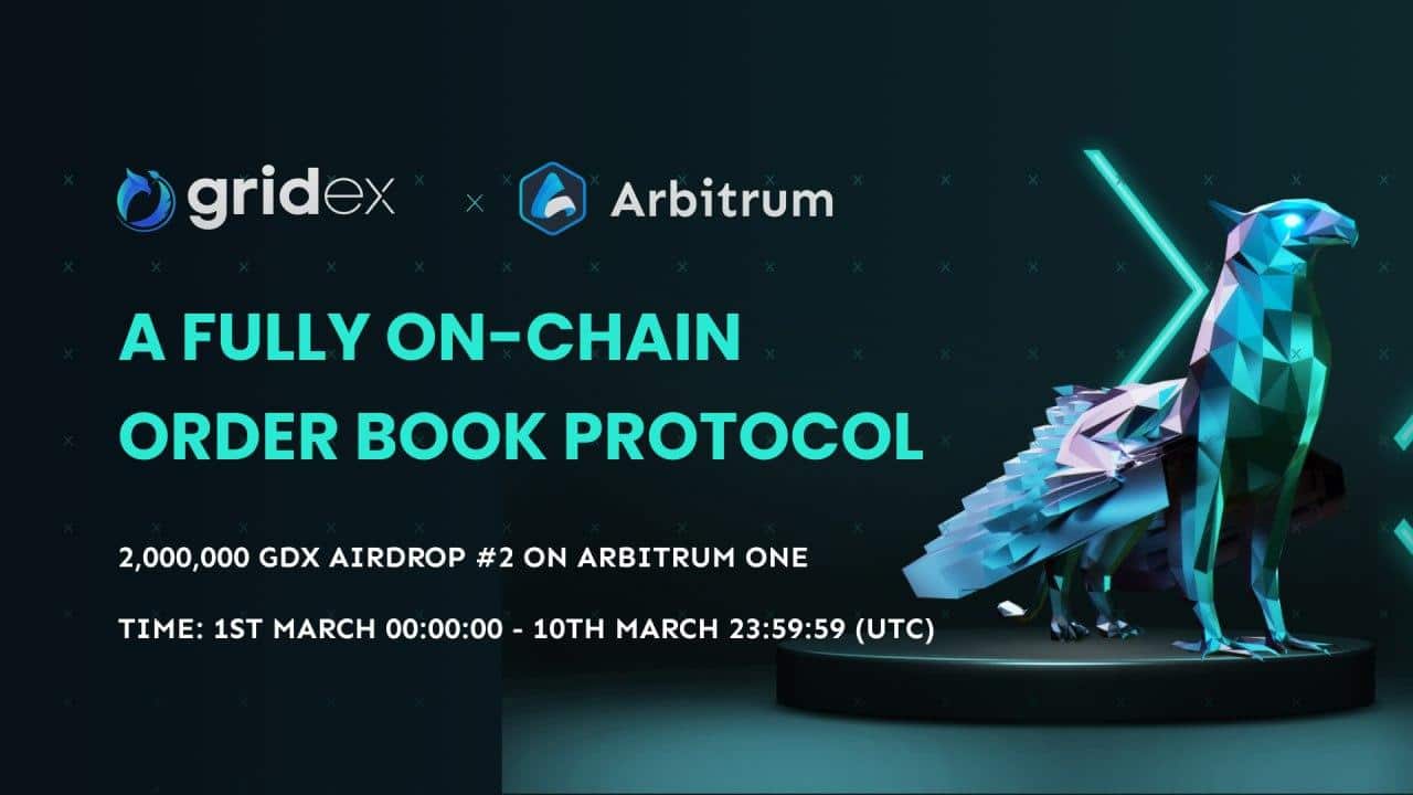 Gridex Protocol Launches on Arbitrum and Announces Airdrop2 on 1st