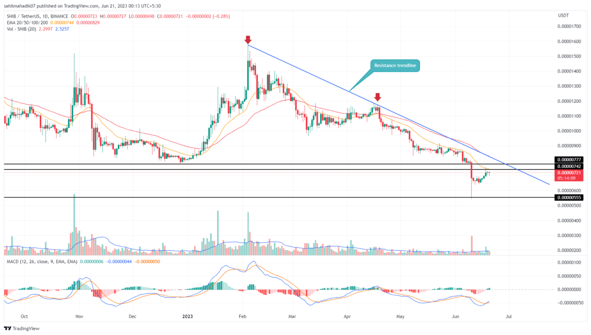 Shiba Inu Price analysis