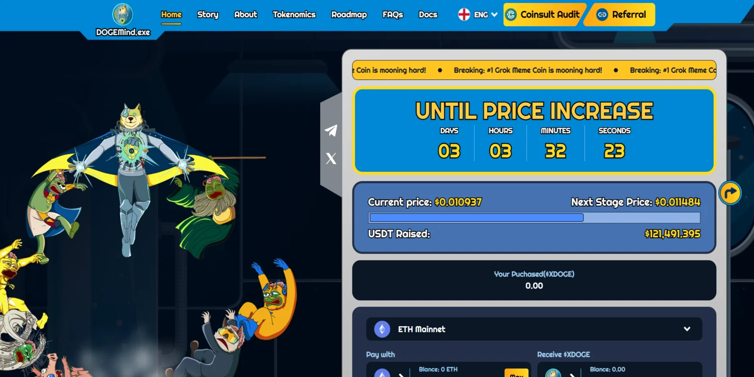 Dogemind presale