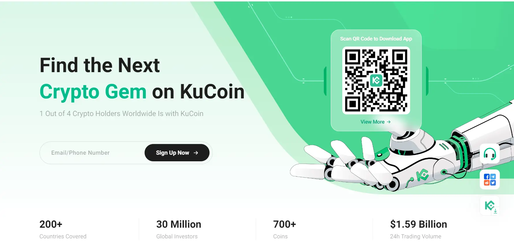 kucoin homepage