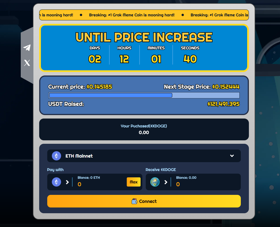 dogemind presale stages
