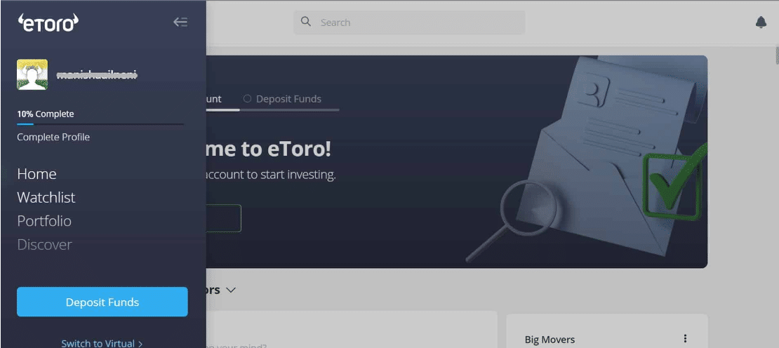 eToro Exchange Platform
