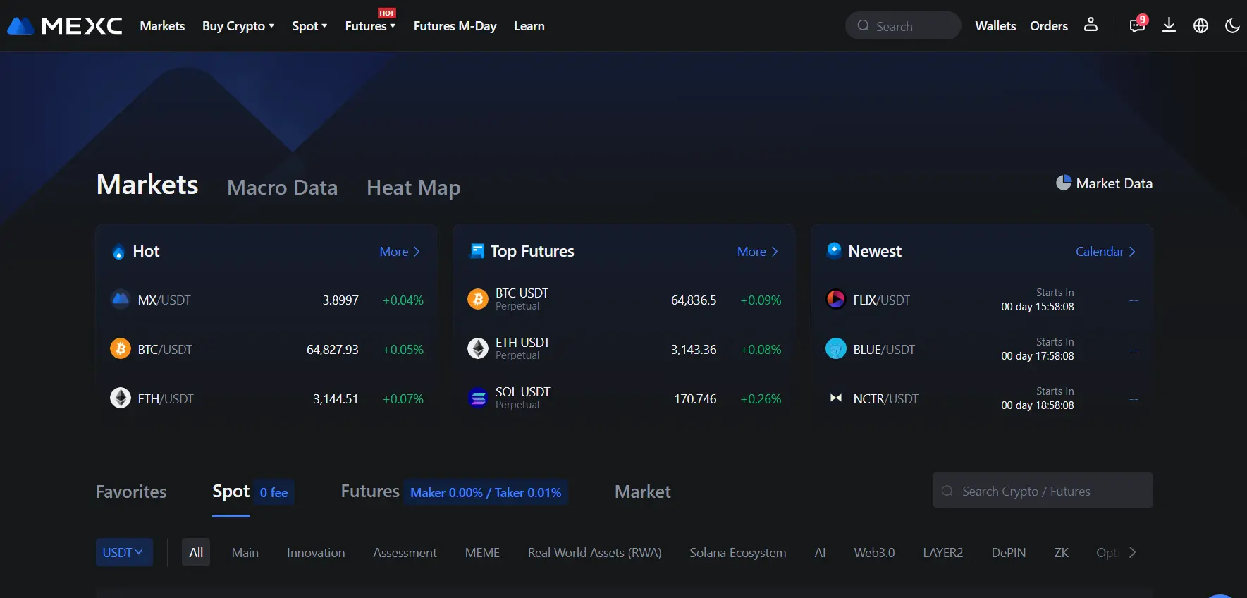 Open MEXC Platform