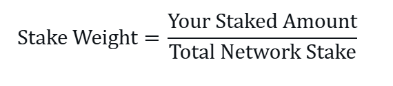 Stake Weight