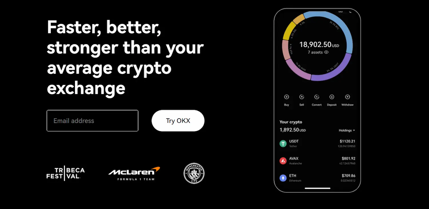 Select and Open the crypto exchange