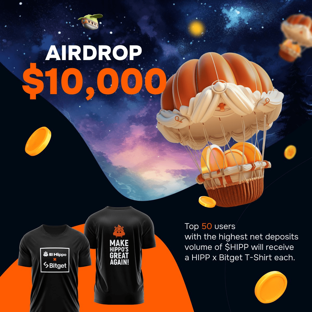 $10000 Airdrop