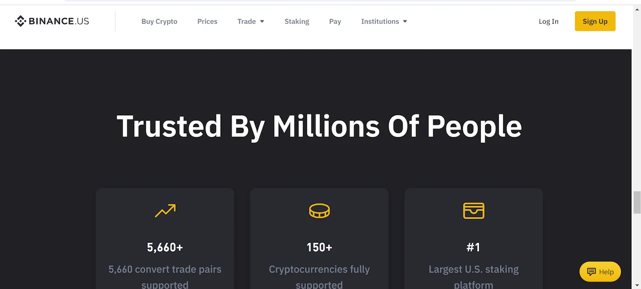 Features of Binance.US