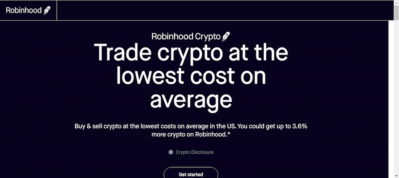 Trading crypto on Robinhood
