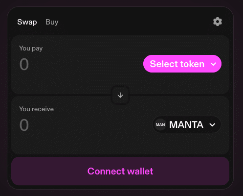 How to Buy MANTA on Uniswap