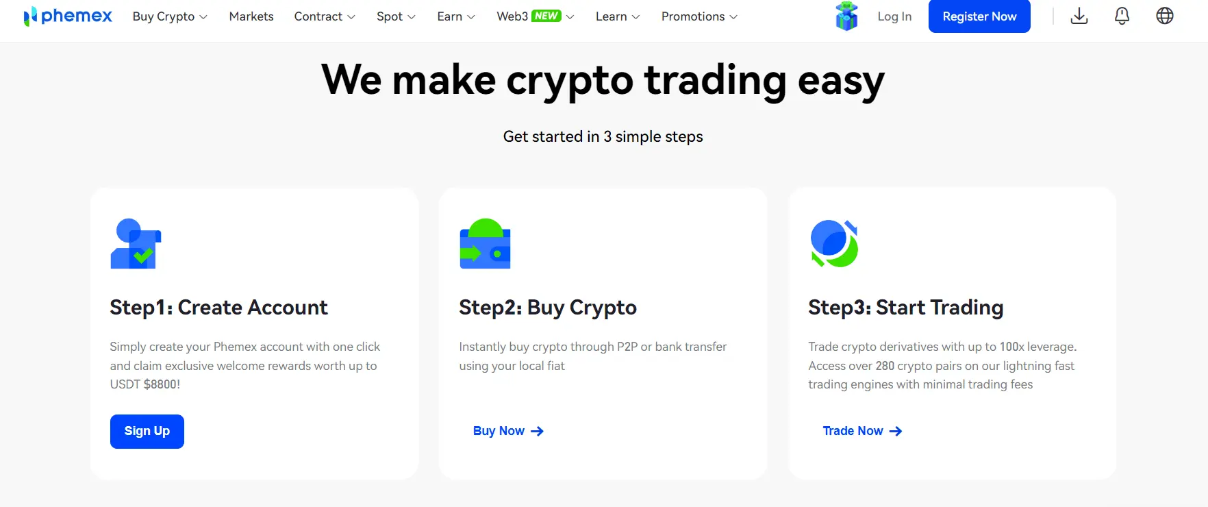 Getting started with Phemex