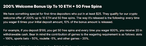 bonuses and promotions