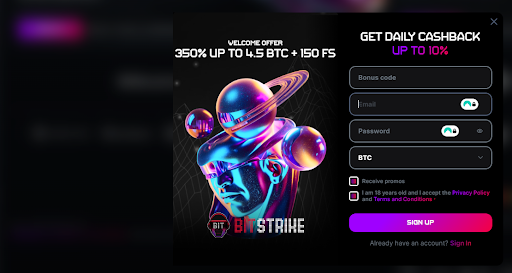 signup blockage