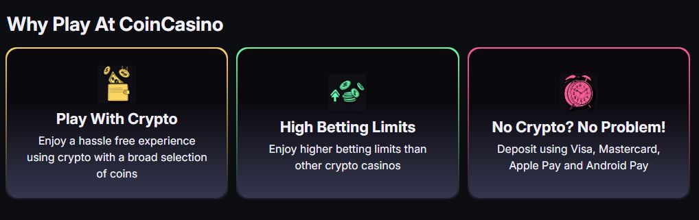 why play on coin casino 
