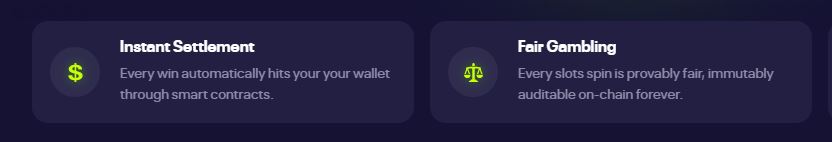 instant settlement