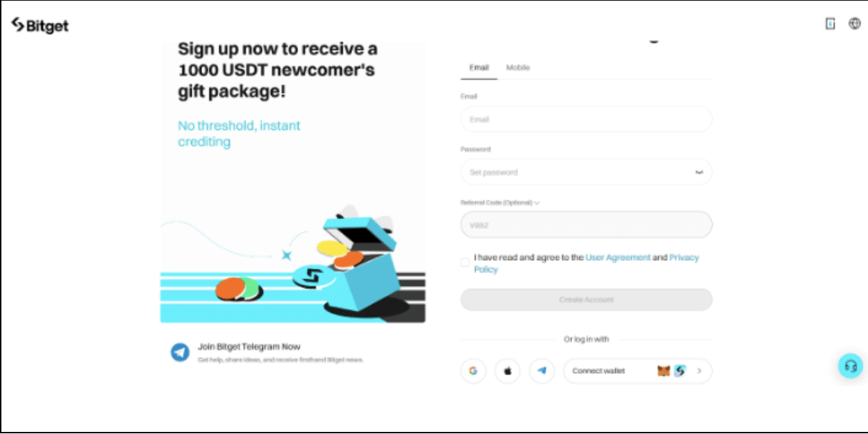 Bitget Signup