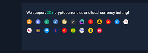 crypto payments supported