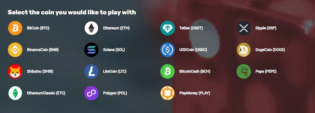 supported cryptos In casinos