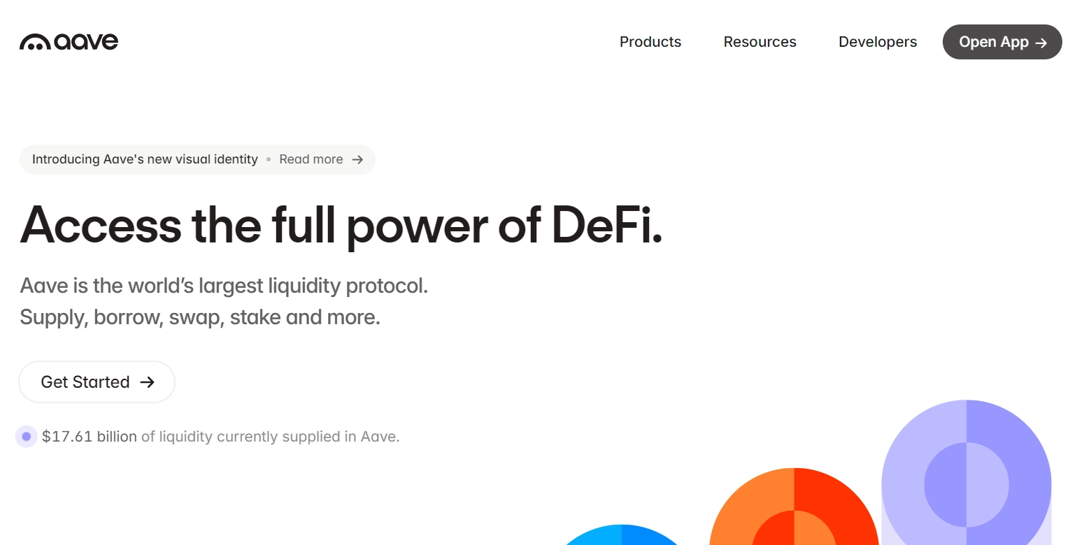 aave homepage