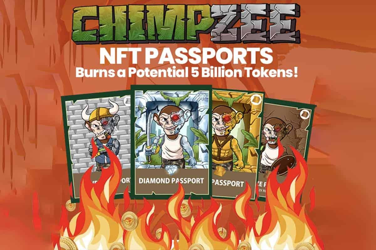 Chimpzee Gears Up for a Bull Run As NFT Launch and 5 Billion Token Burn Drive Demand Chimpzee Gears Up for a Bull Run As NFT Launch and 5 Billion Token Burn Drive Demand