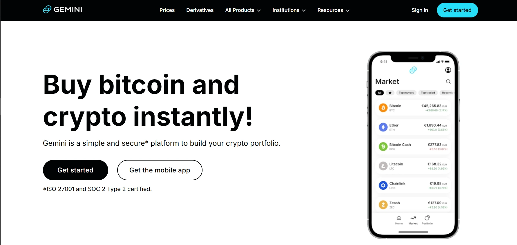 gemini exchange