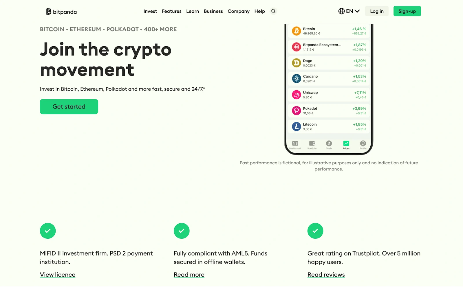 mobile app for trading crypto on bitpanda