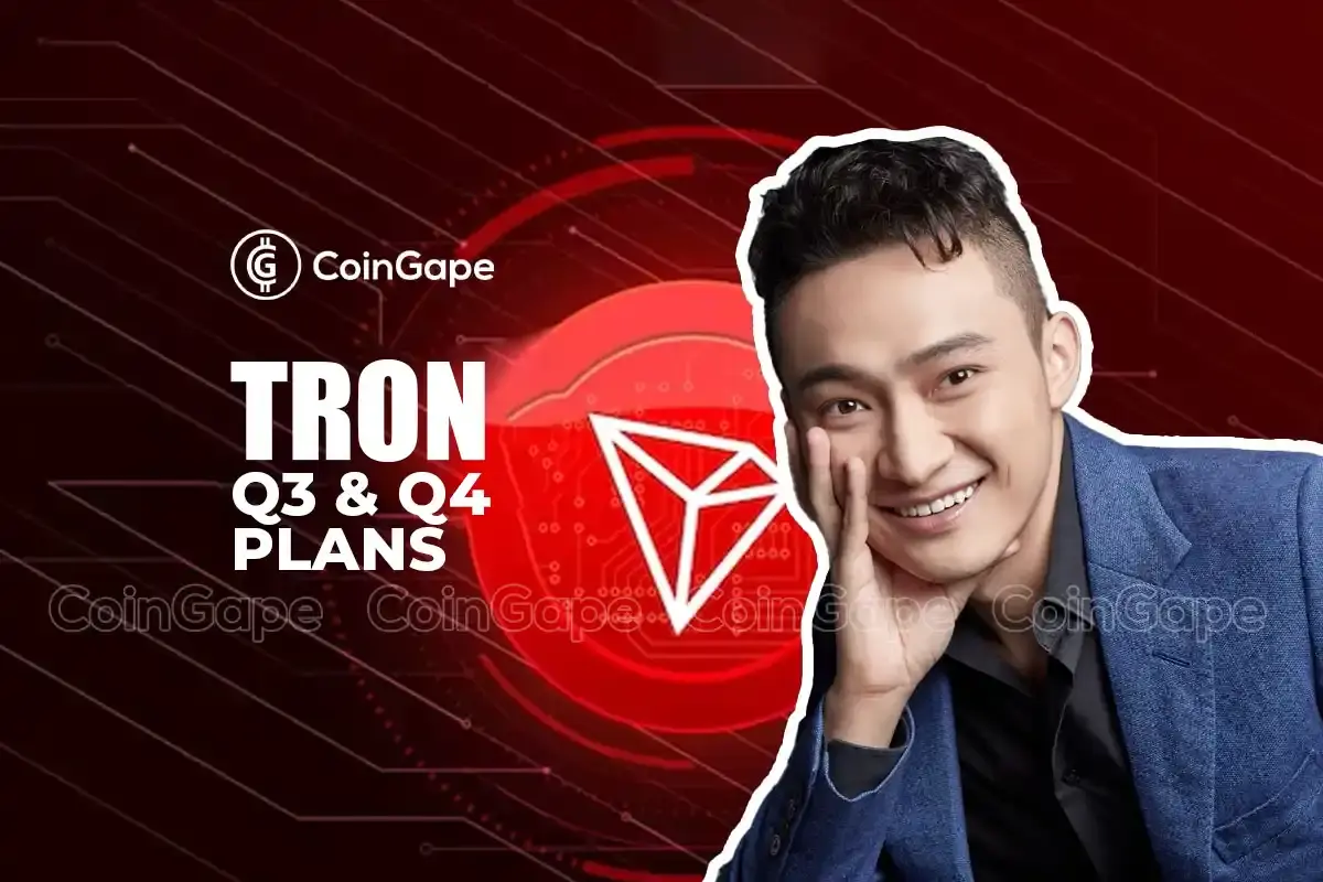 Just-In: Justin Sun Discloses TRON Q3 and Q4 Plans, Here’s All