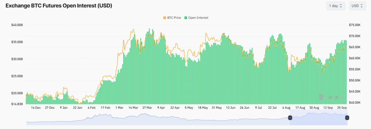 Bitcoin futures OI