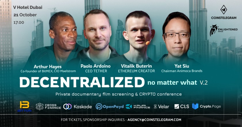 Decentralized no Matter What V.2 Film  Premiere! 21st October Dubai