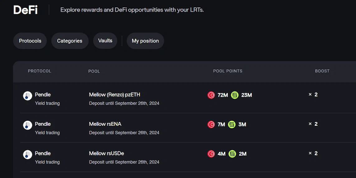 mellor lrt restaking platform