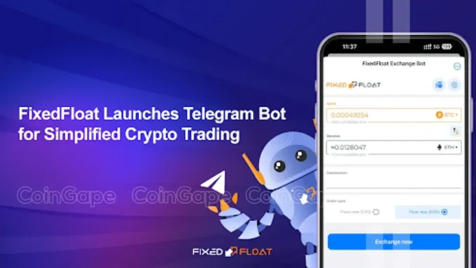 FixedFloat’s Telegram Bot Brings Crypto Trading to Your Chat