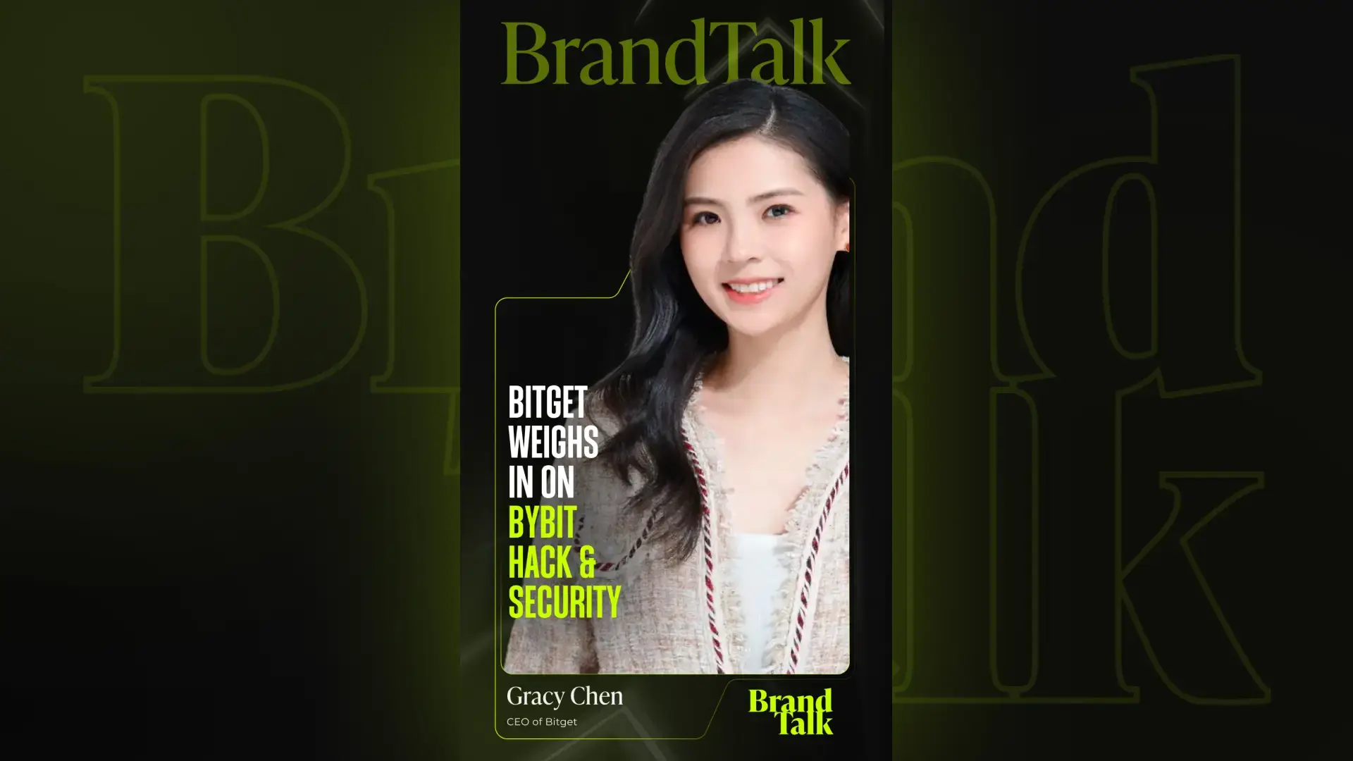 Bybit Hack: Bitget CEO Gracy Chen on Support and Web3 Security
