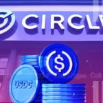 Circle's logo which depicts them going public