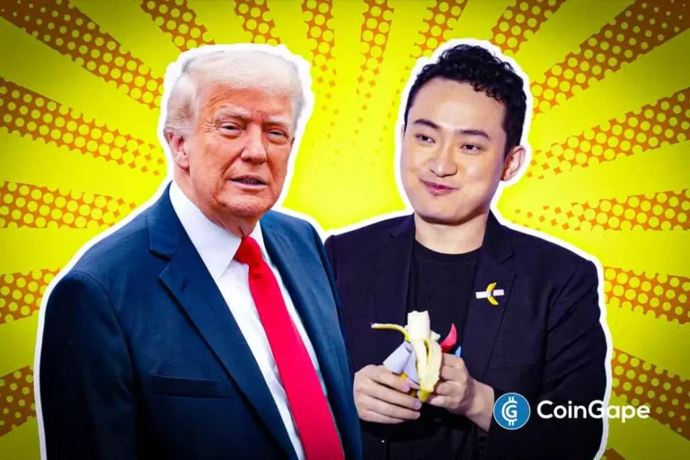 Donald Trump and Justin Sun