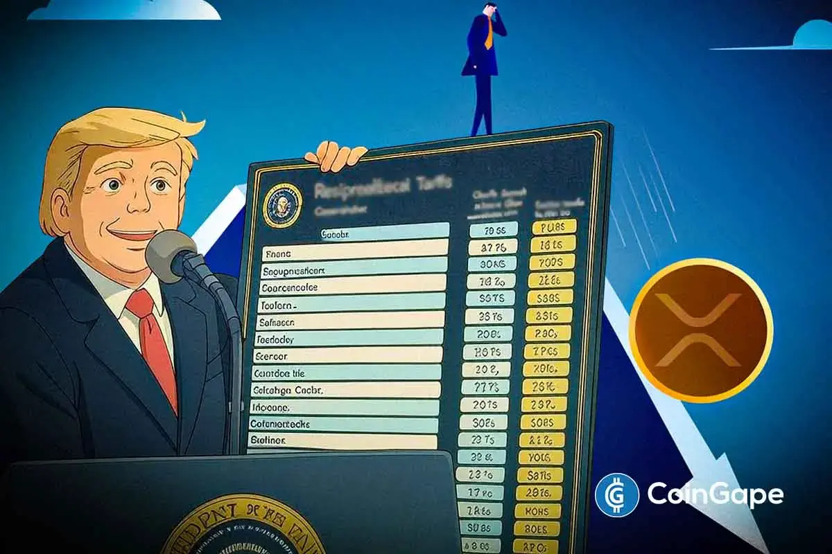 XRP Price Eyes 44% Crash on Black Monday as Trump Tariffs Trigger $40M Ripple Liquidations