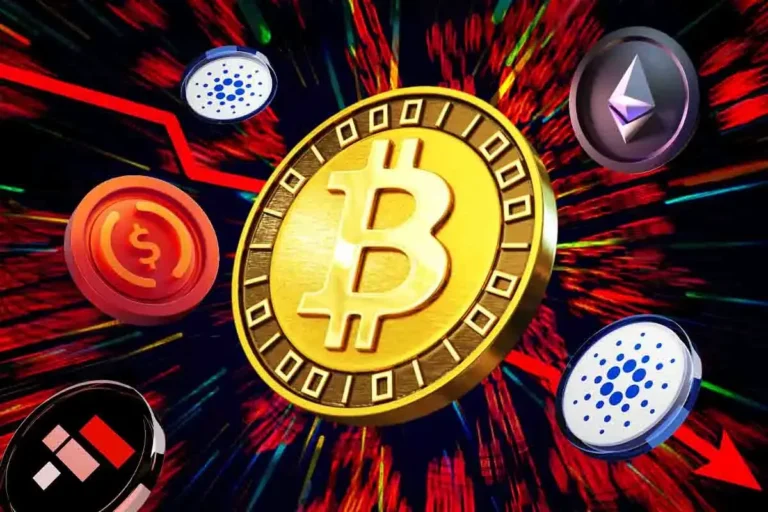 an image to represent the crypto market crash