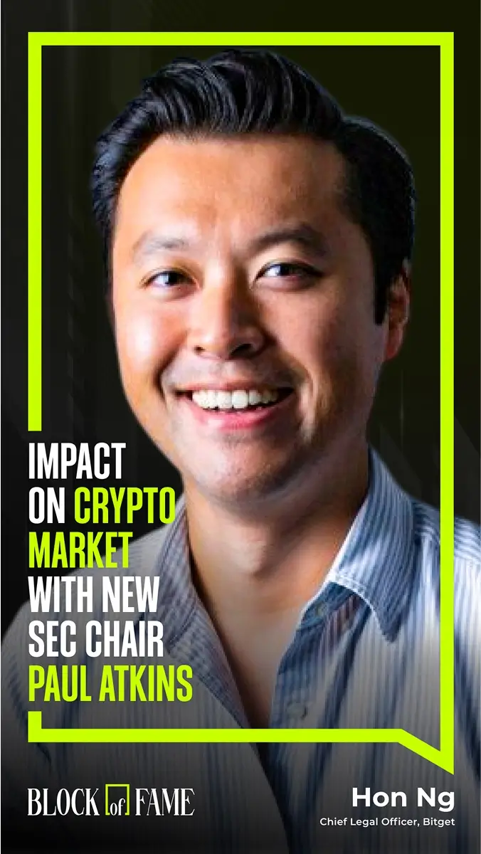Bitget CLO: New SEC Chair Paul Atkins Could Push Forward Conditional ETF Approvals
