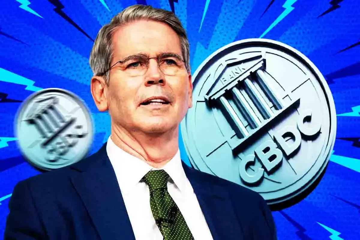 Treasury Secretary Scott Bessent Calls FED CBDC – ‘Sign Of Weakness’